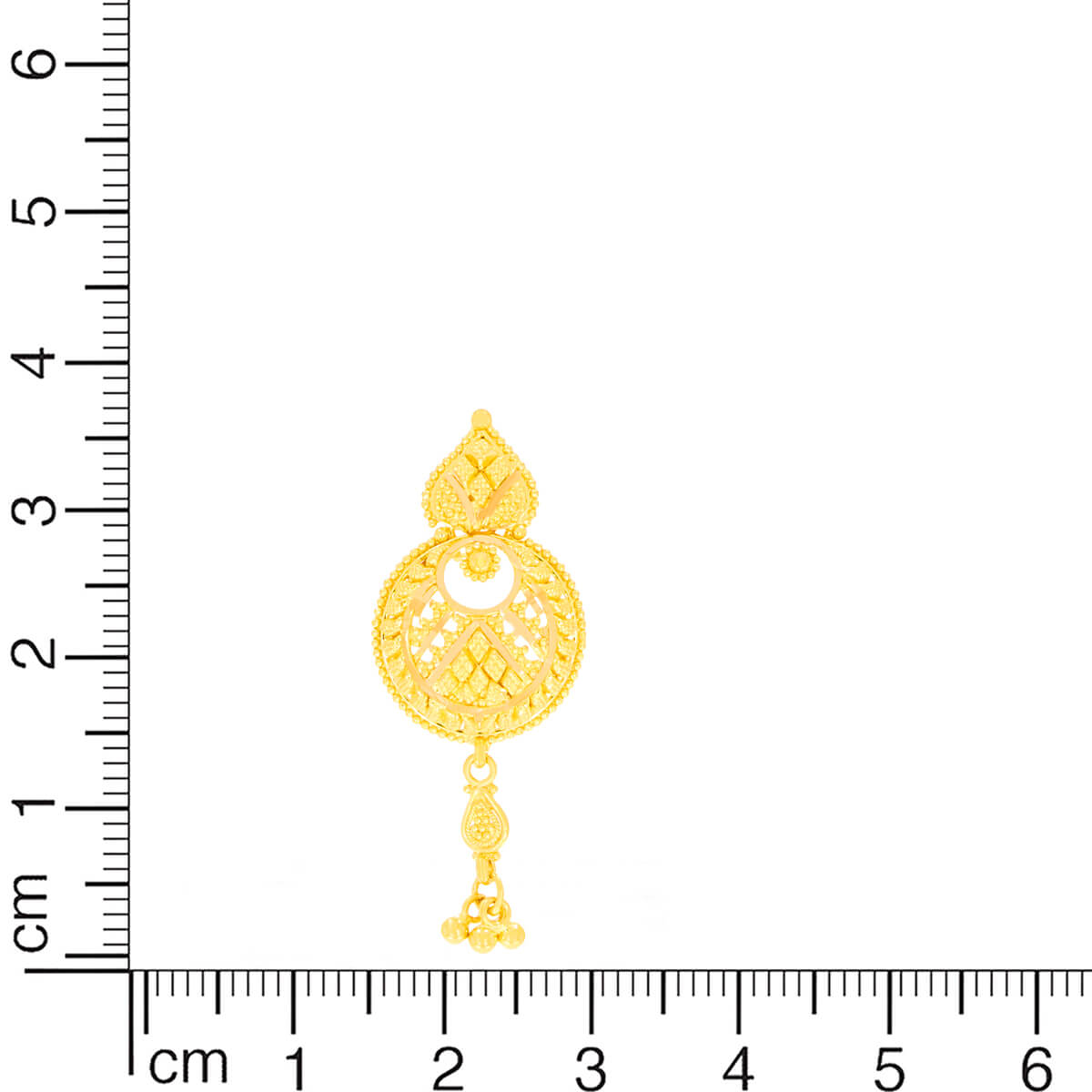 Exquisitely Detailed Danglers in 18K Gold