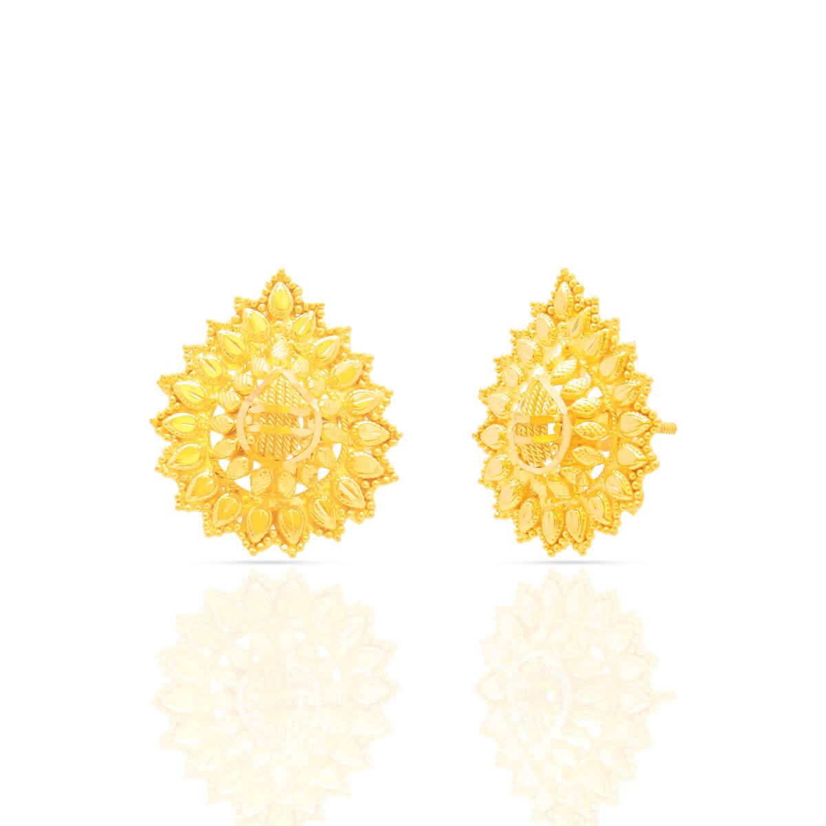 Gentle Charm 22K Gold Studs
