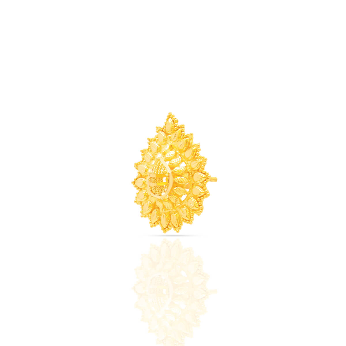 Gentle Charm 22K Gold Studs