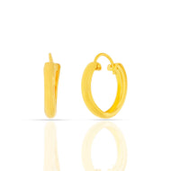 22K Petite Hoops for Delicate Charm