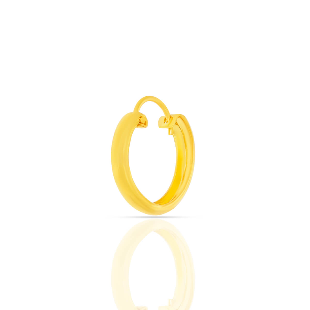 22K Petite Hoops for Delicate Charm