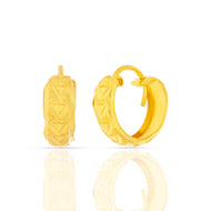 Classic Flair 22K Gold Hoops for Everyday Grace