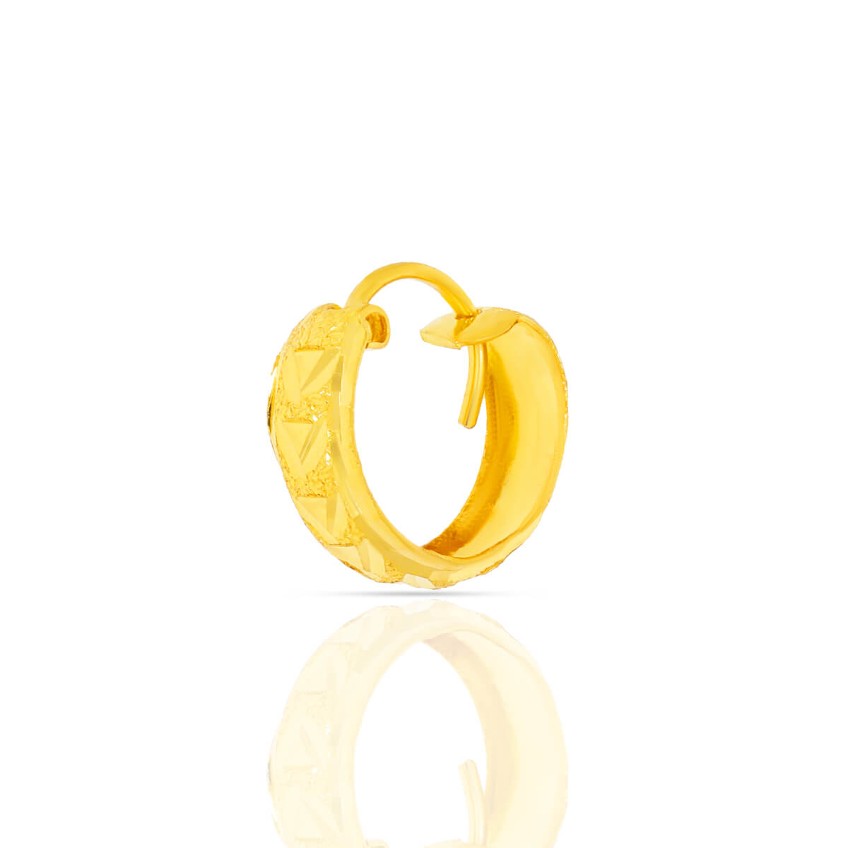 Classic Flair 22K Gold Hoops for Everyday Grace