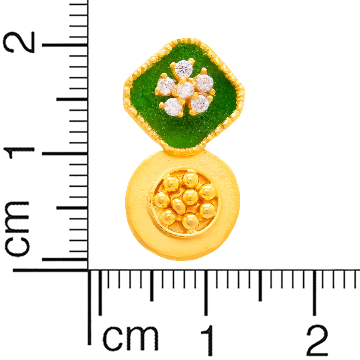 22K Dainty Stud Earrings for Everyday Charm