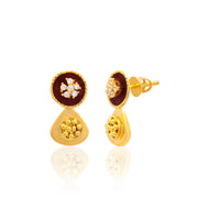 Petite Charm Gold Studs 22K