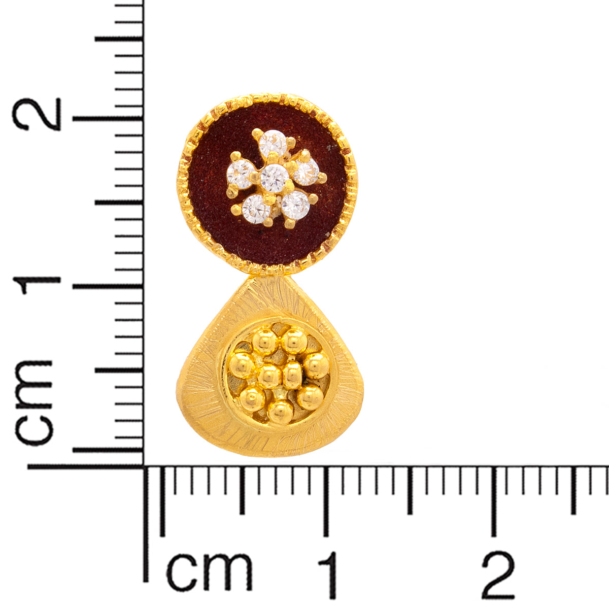 Petite Charm Gold Studs 22K