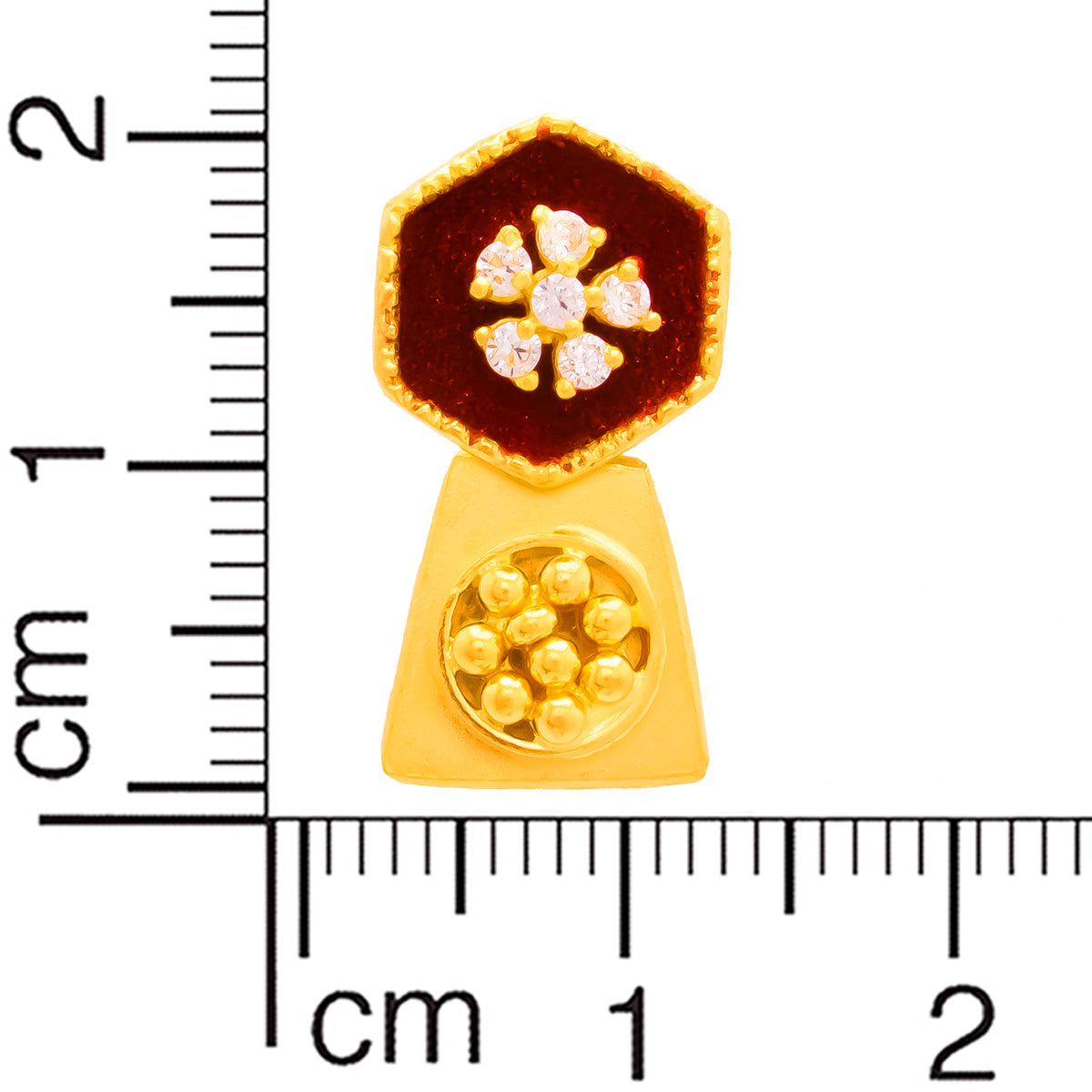 Dainty Grace 22K Gold Studs