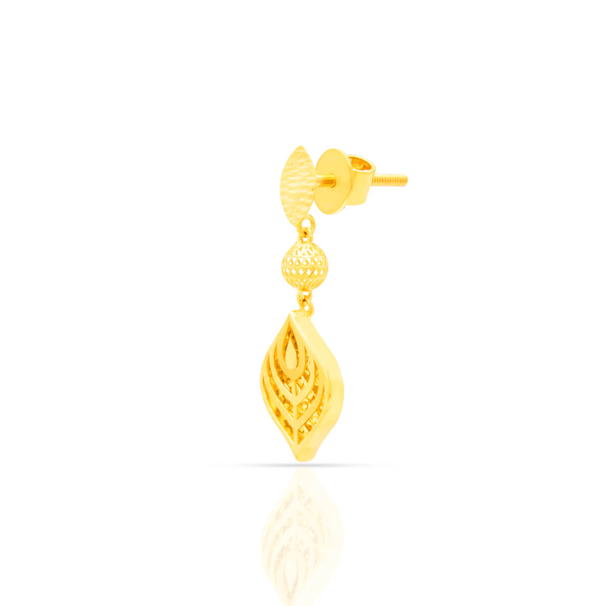Gold Dangler With Captivating Artwork