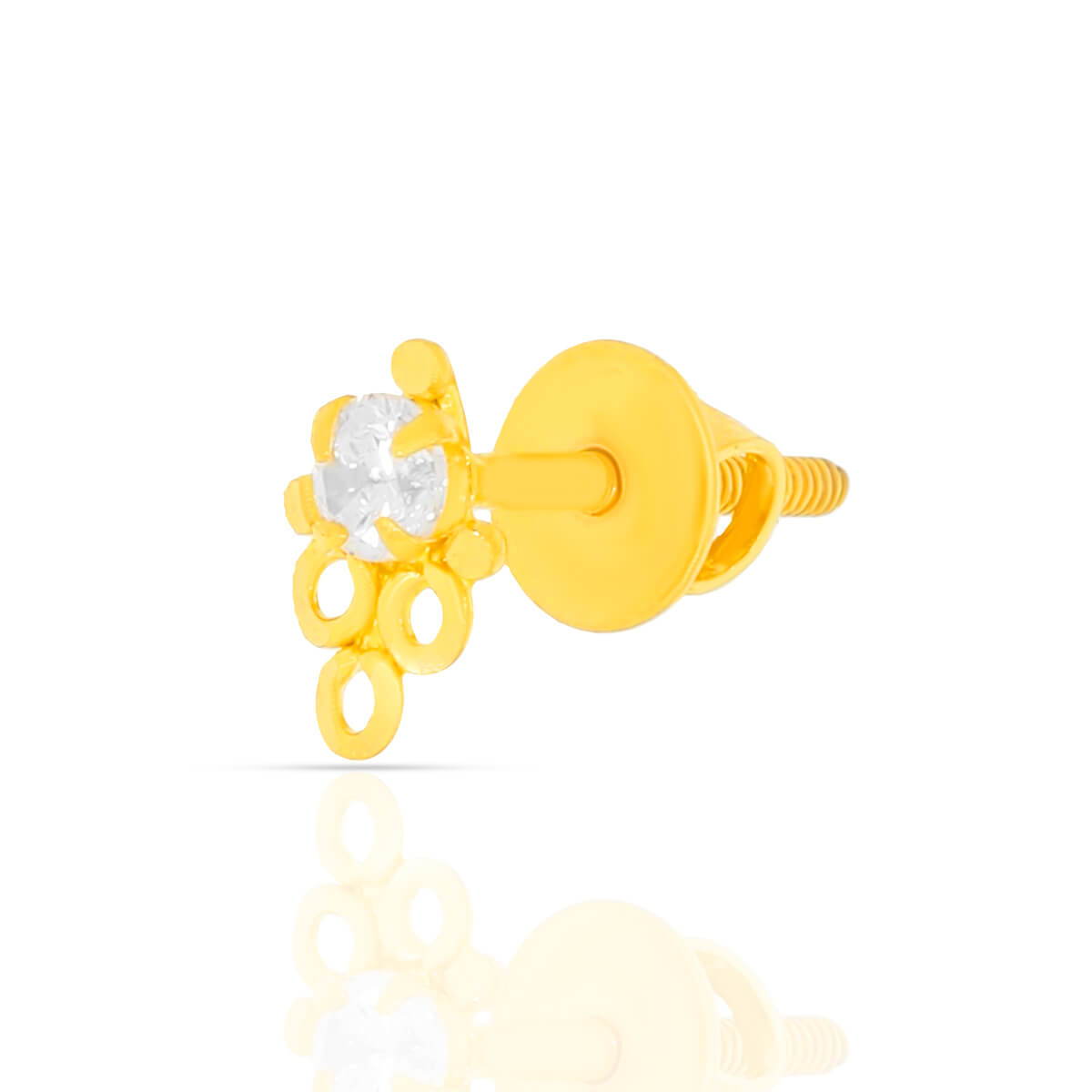 Exclusive Shine 22K Gold Studs