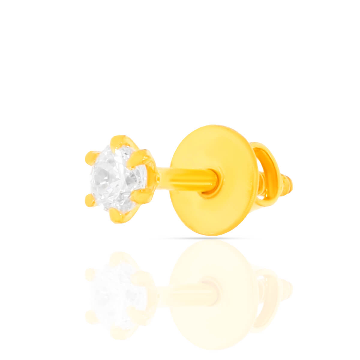 Daily Shimmer Gold Studs for Women
