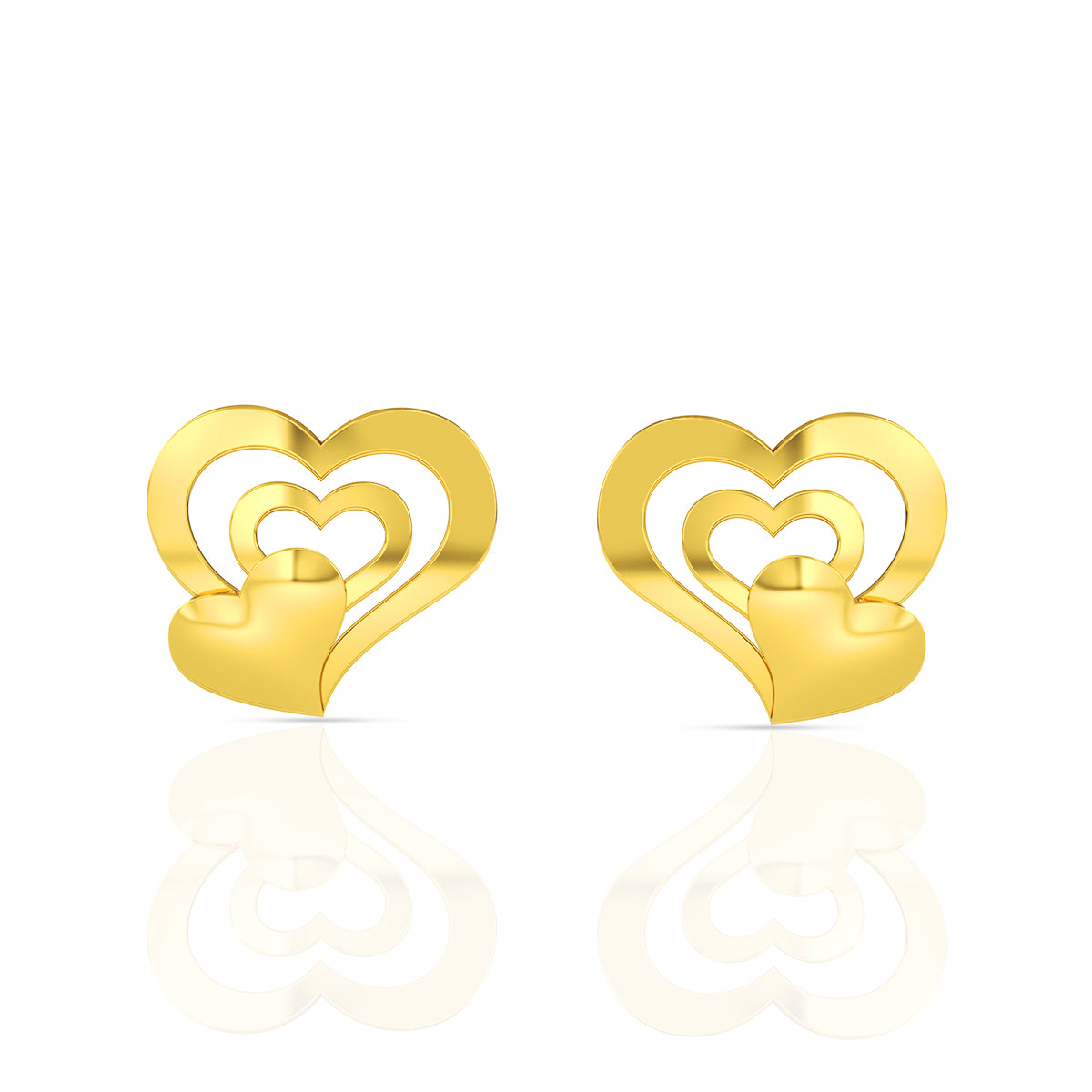 Love Embrace Gold Earrings