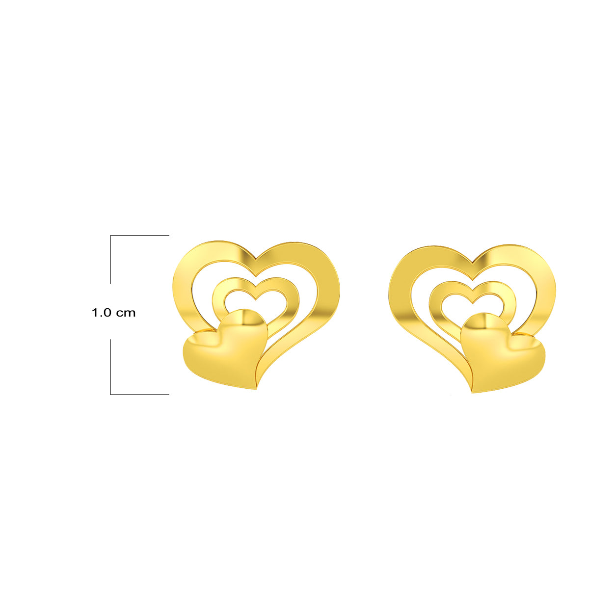 Love Embrace Gold Earrings