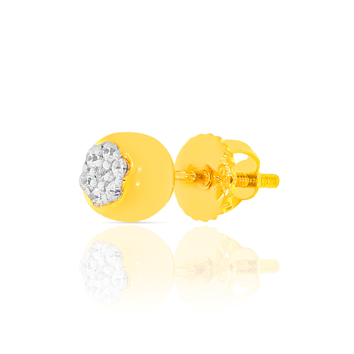 Dazzling Dreams 18Kt Gold Earrings