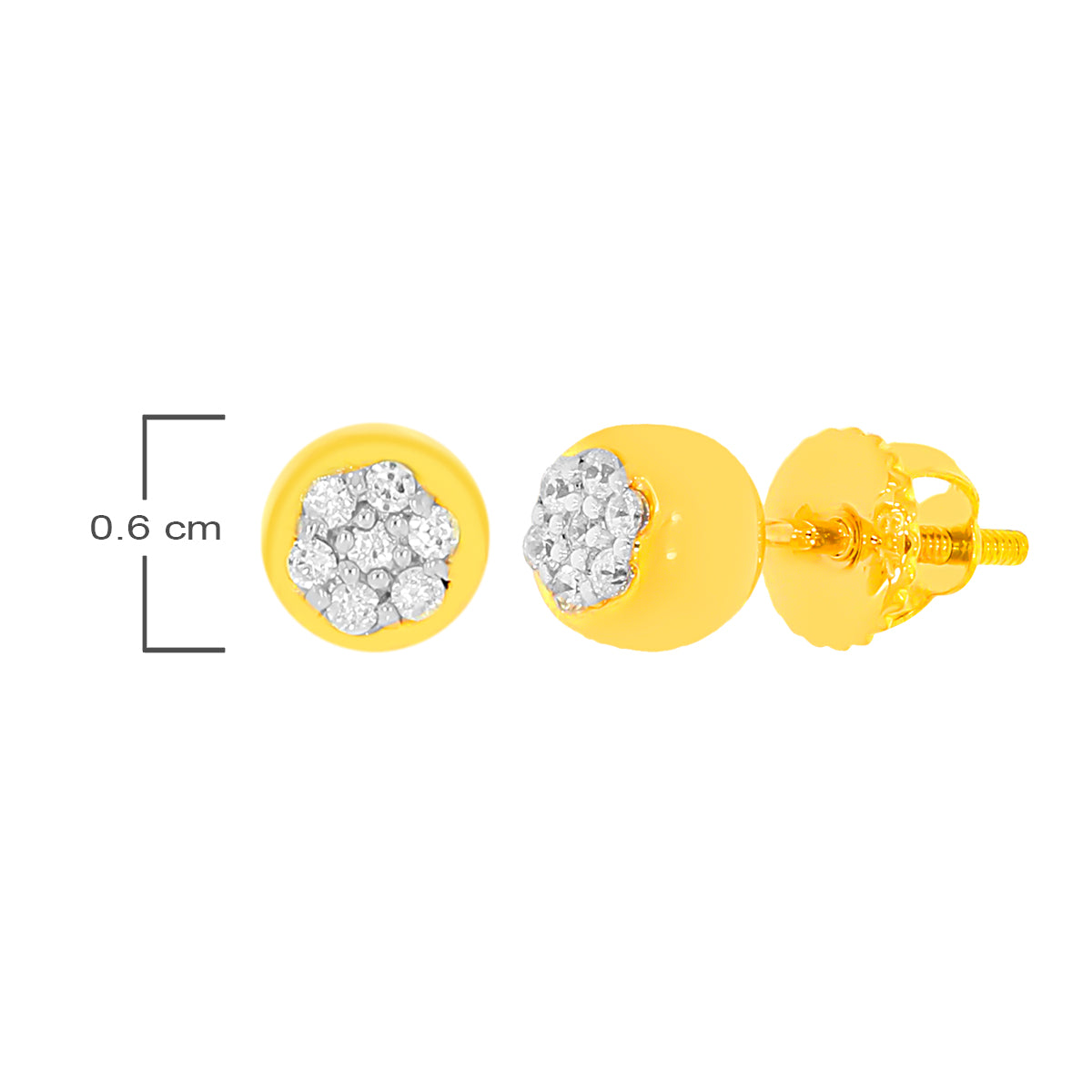 Dazzling Dreams 18Kt Gold Earrings