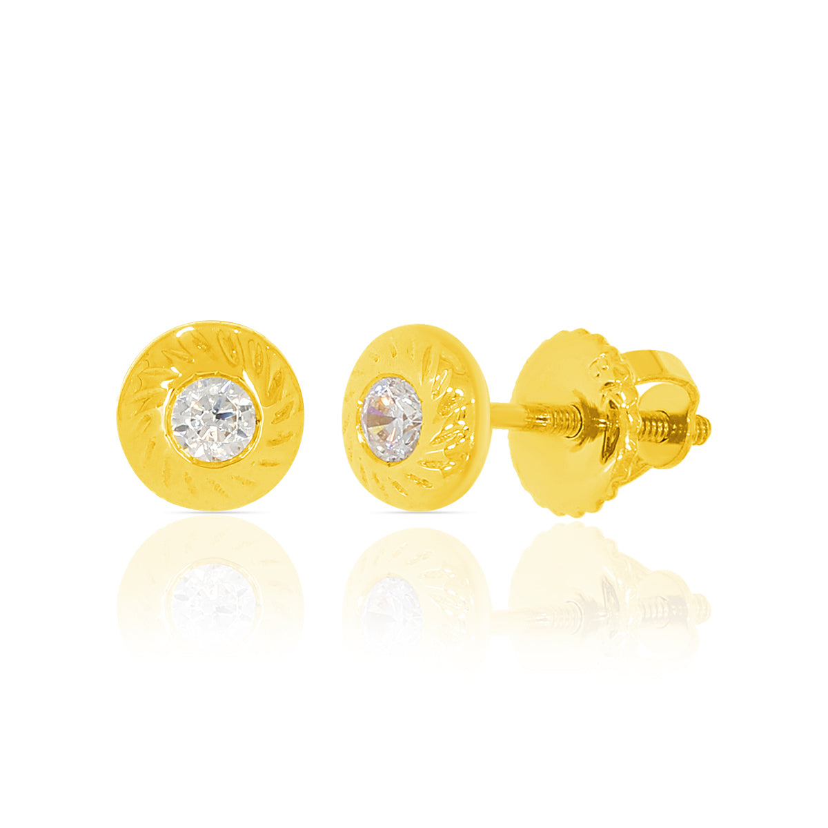 Twilight Twinkle 18Kt Gold Earrings