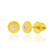 Twilight Twinkle 18Kt Gold Earrings