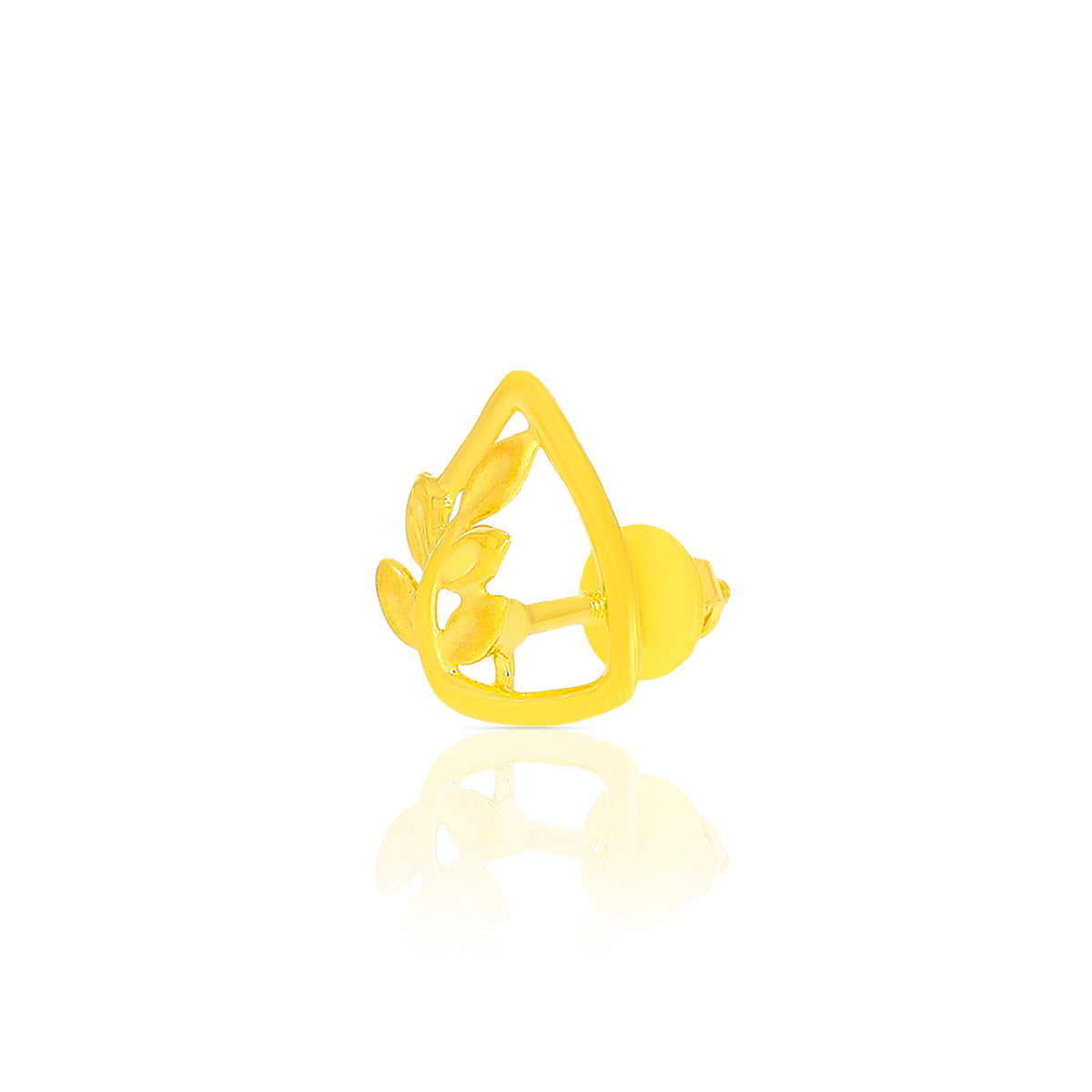 Artistic Leaf Design Studs