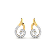 Royal Spiral Gold Earrings