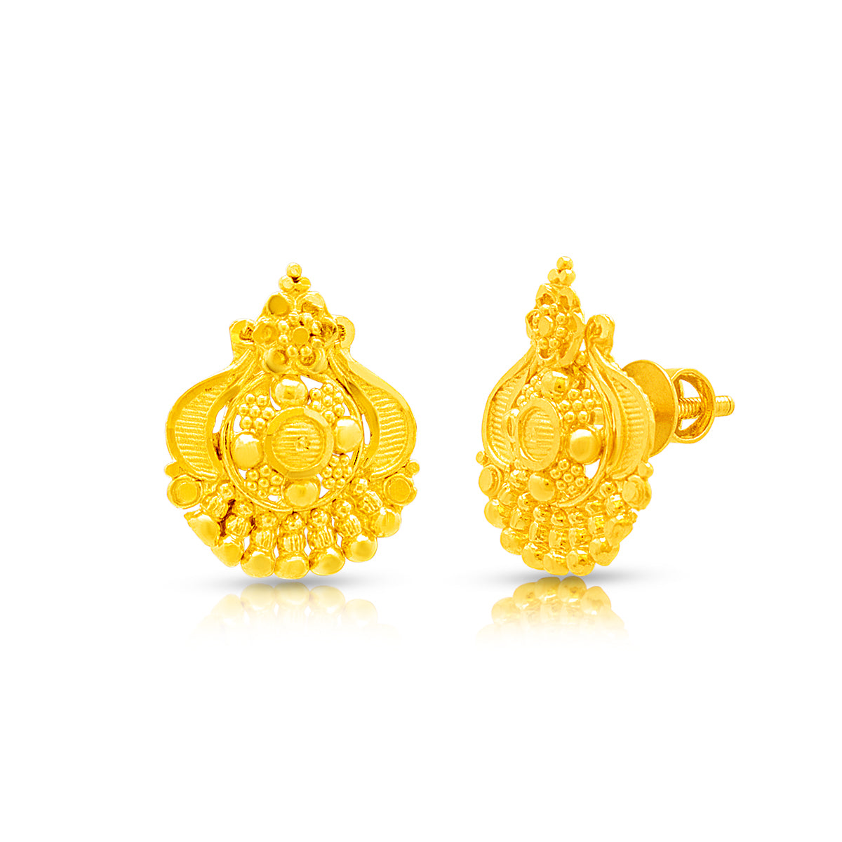 Enchantig Glow 22K Gold Studs