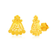 Regal Glow 22K Gold Studs