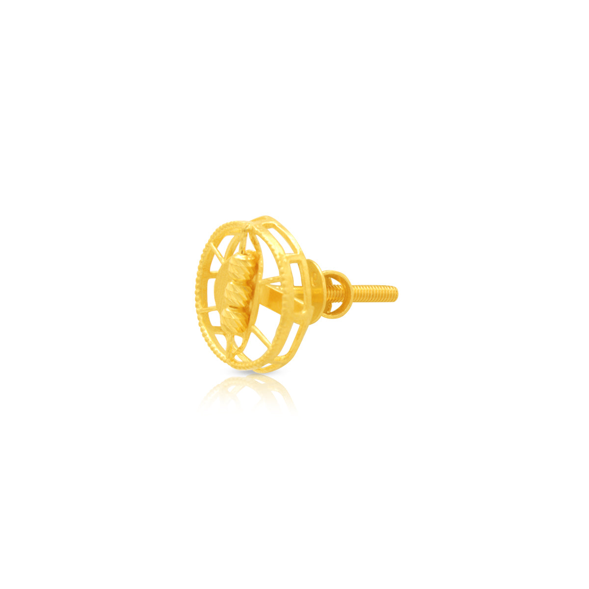 Serene Glow 22K Gold Studs
