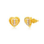 Love Blossom 22K Gold Studs