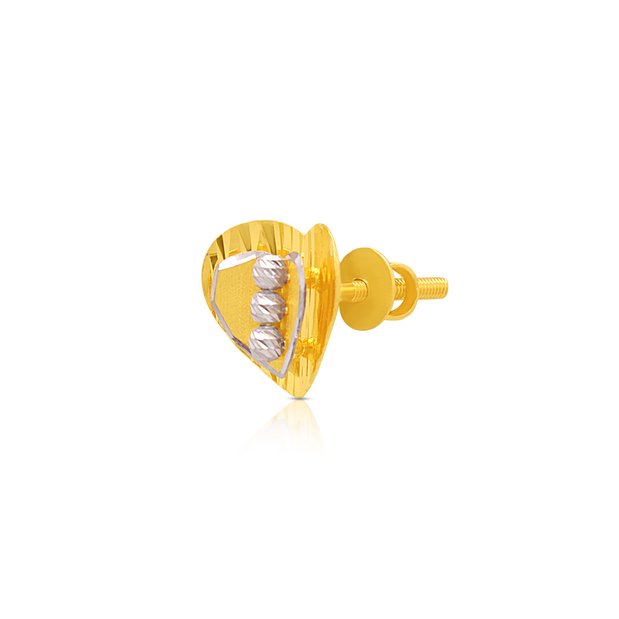 Love Blossom 22K Gold Studs