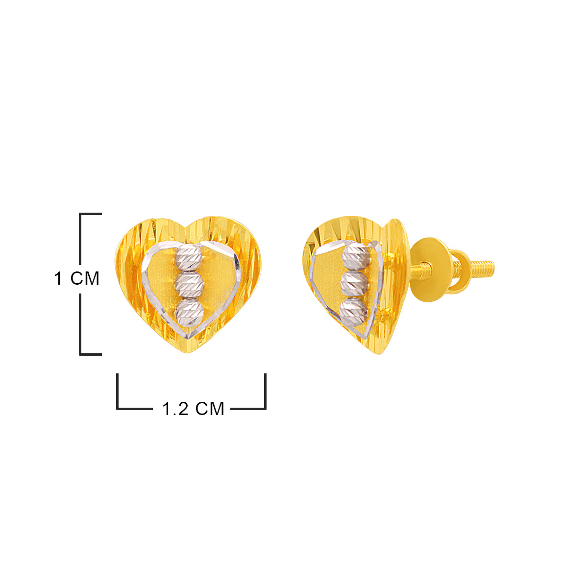 Love Blossom 22K Gold Studs