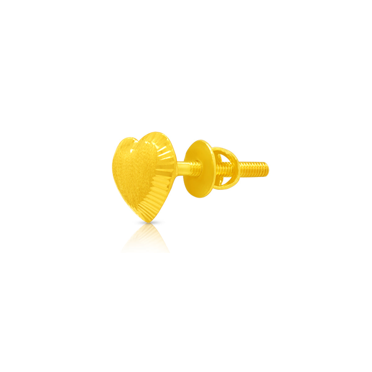 Dainty Lustrous 22K Gold Studs