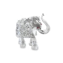 Exquisite Artistic Shine Silver Elephant Statue