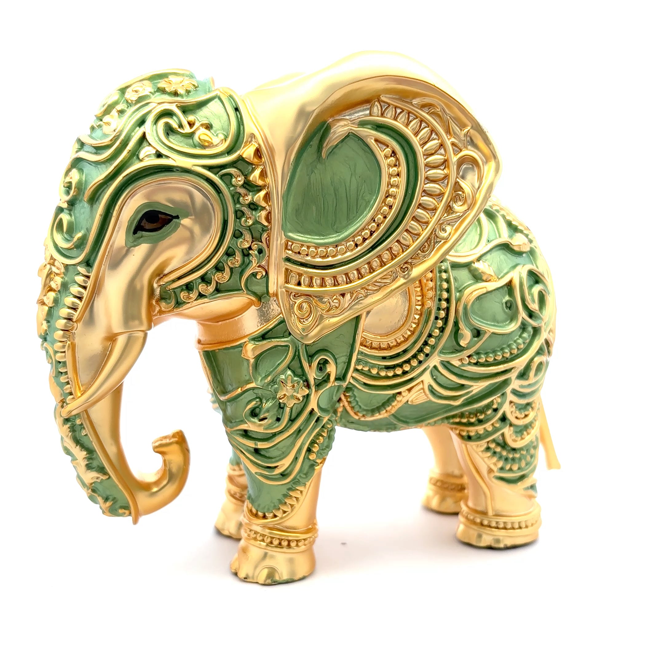 Artistic Elegance Silver Elephant Statue