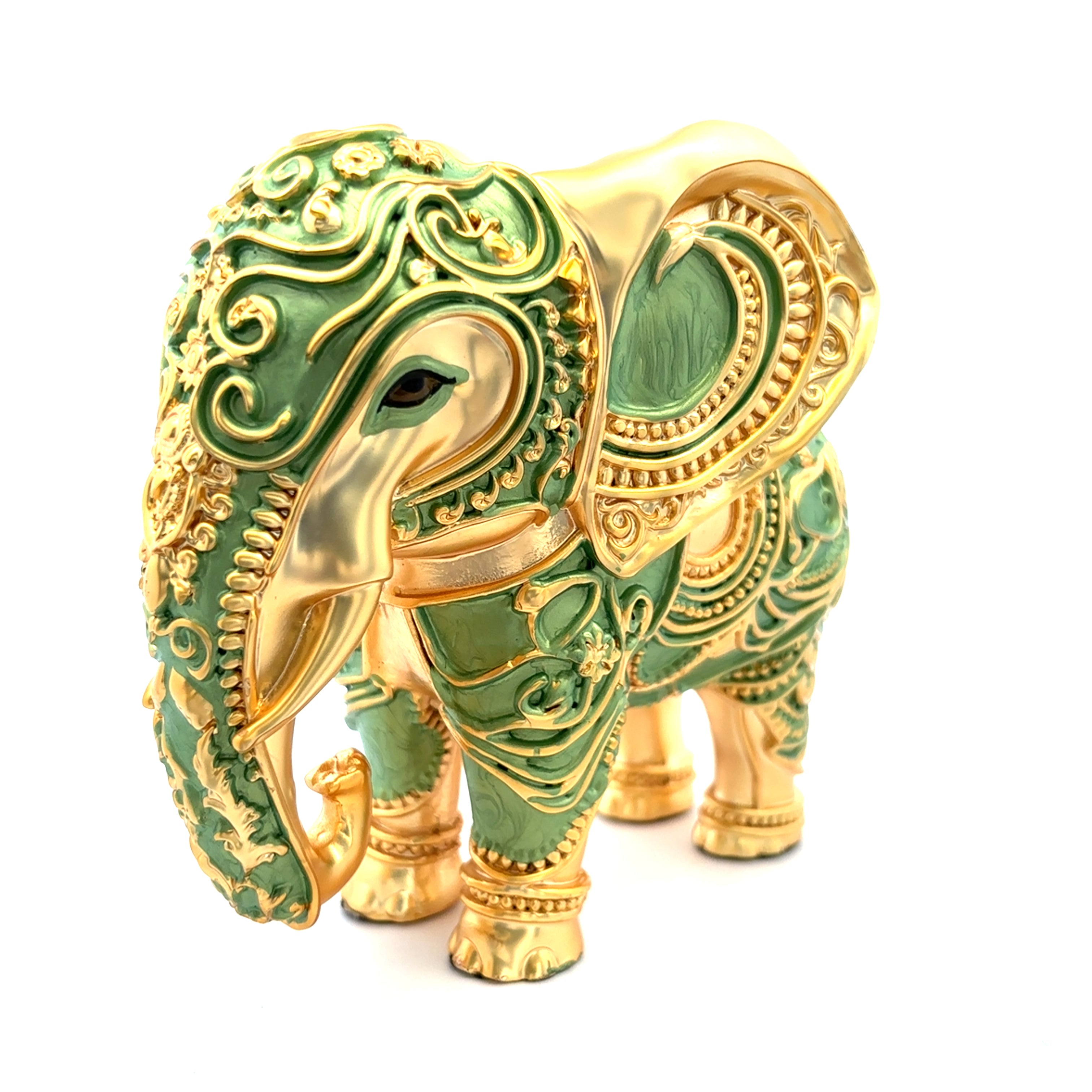 Artistic Elegance Silver Elephant Statue