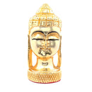 Ethereal Embrace Golden Silver Lord Buddha Statue