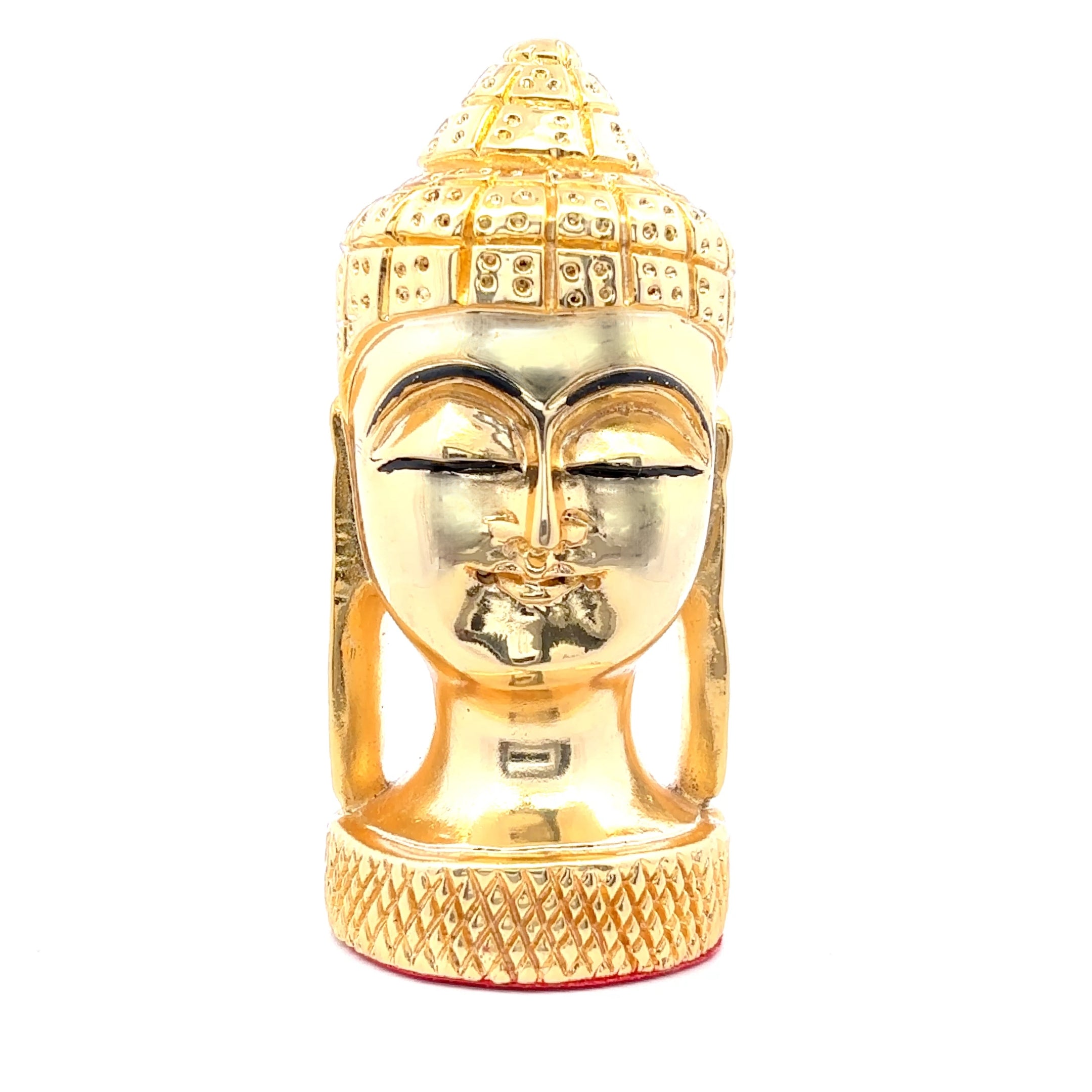 Ethereal Embrace Golden Silver Lord Buddha Statue
