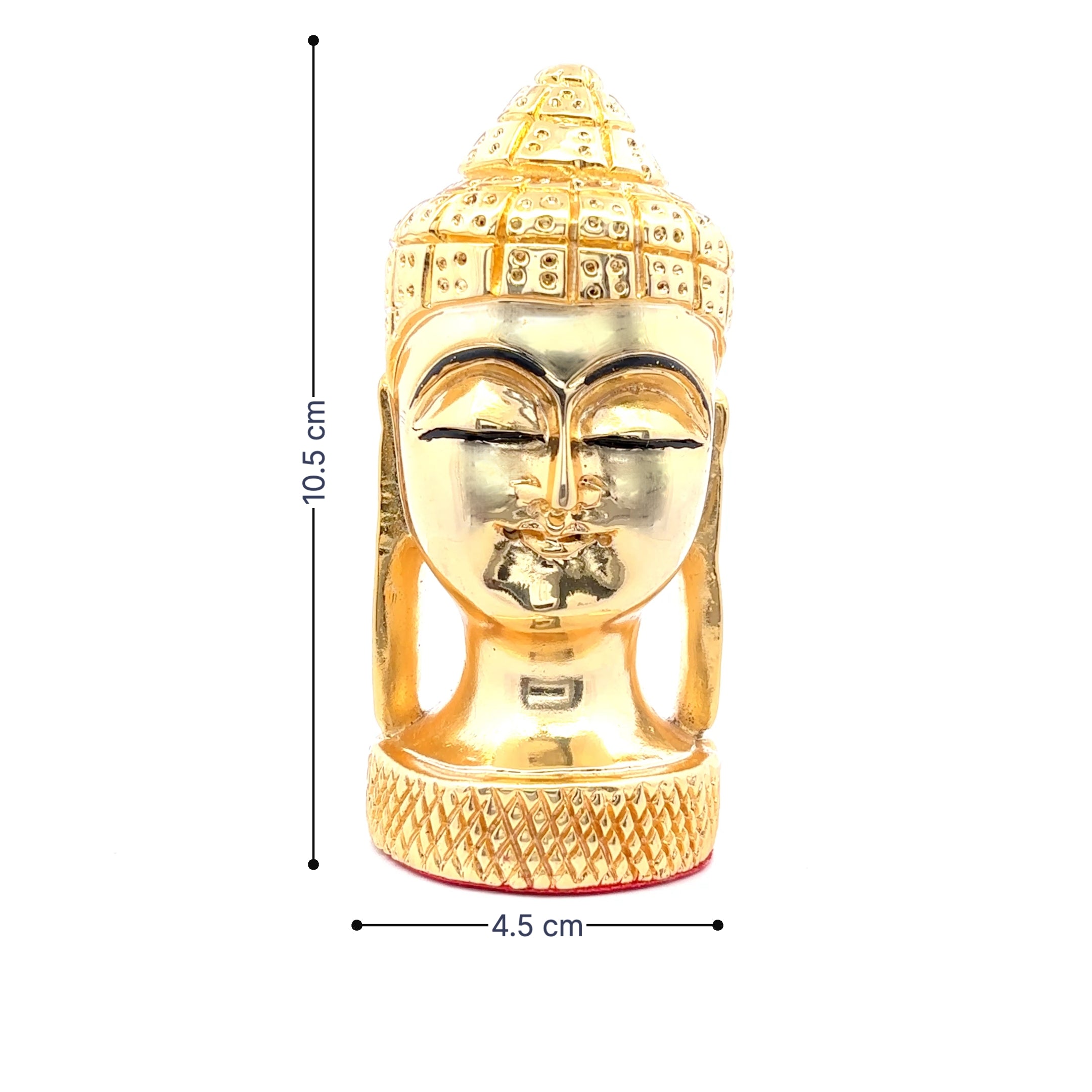Ethereal Embrace Golden Silver Lord Buddha Statue