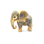 Artistic Elegance Silver Elephant Statue
