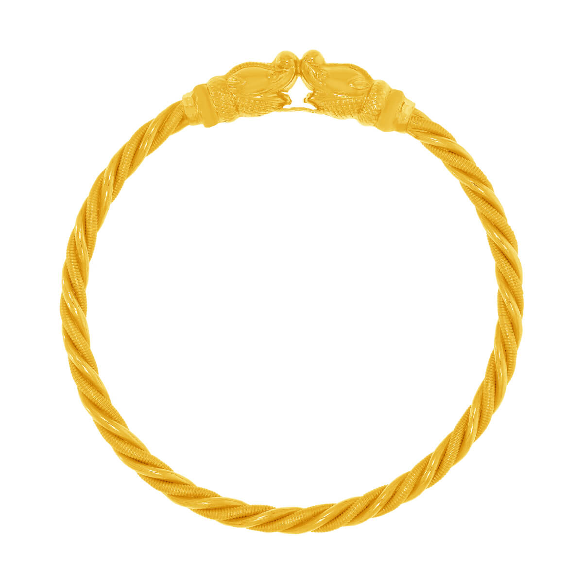 Classic Swirl Gold Bangle