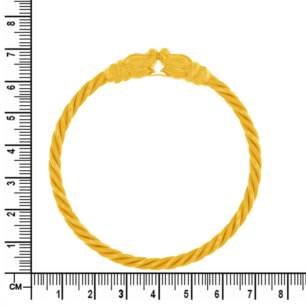 Classic Swirl Gold Bangle