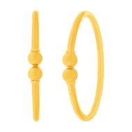 Sleek Captivating Glow Gold Bangle