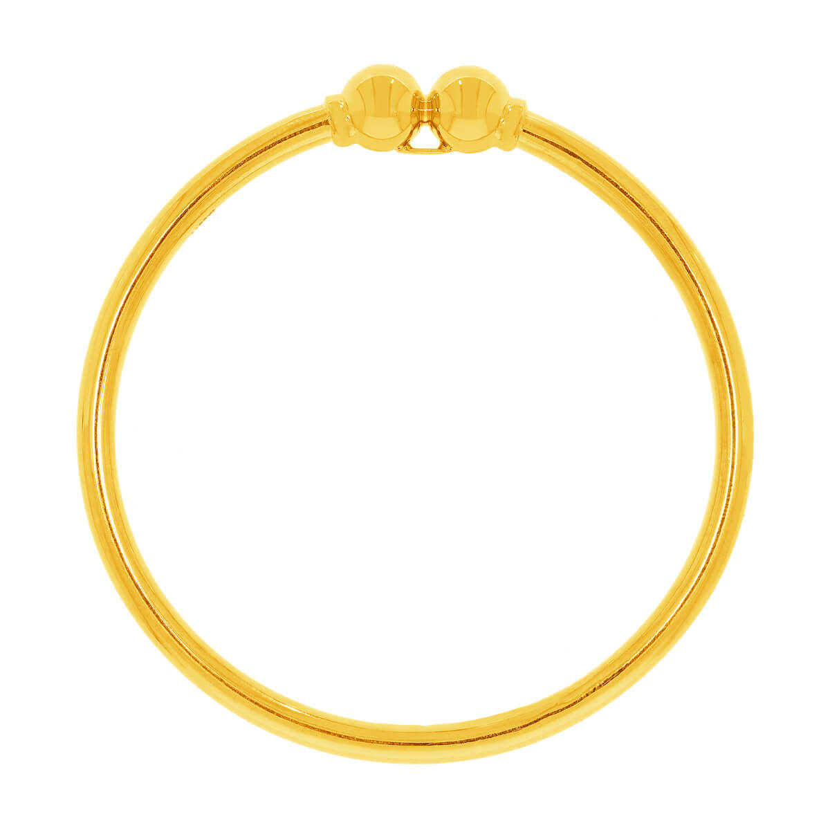 Sleek Captivating Glow Gold Bangle