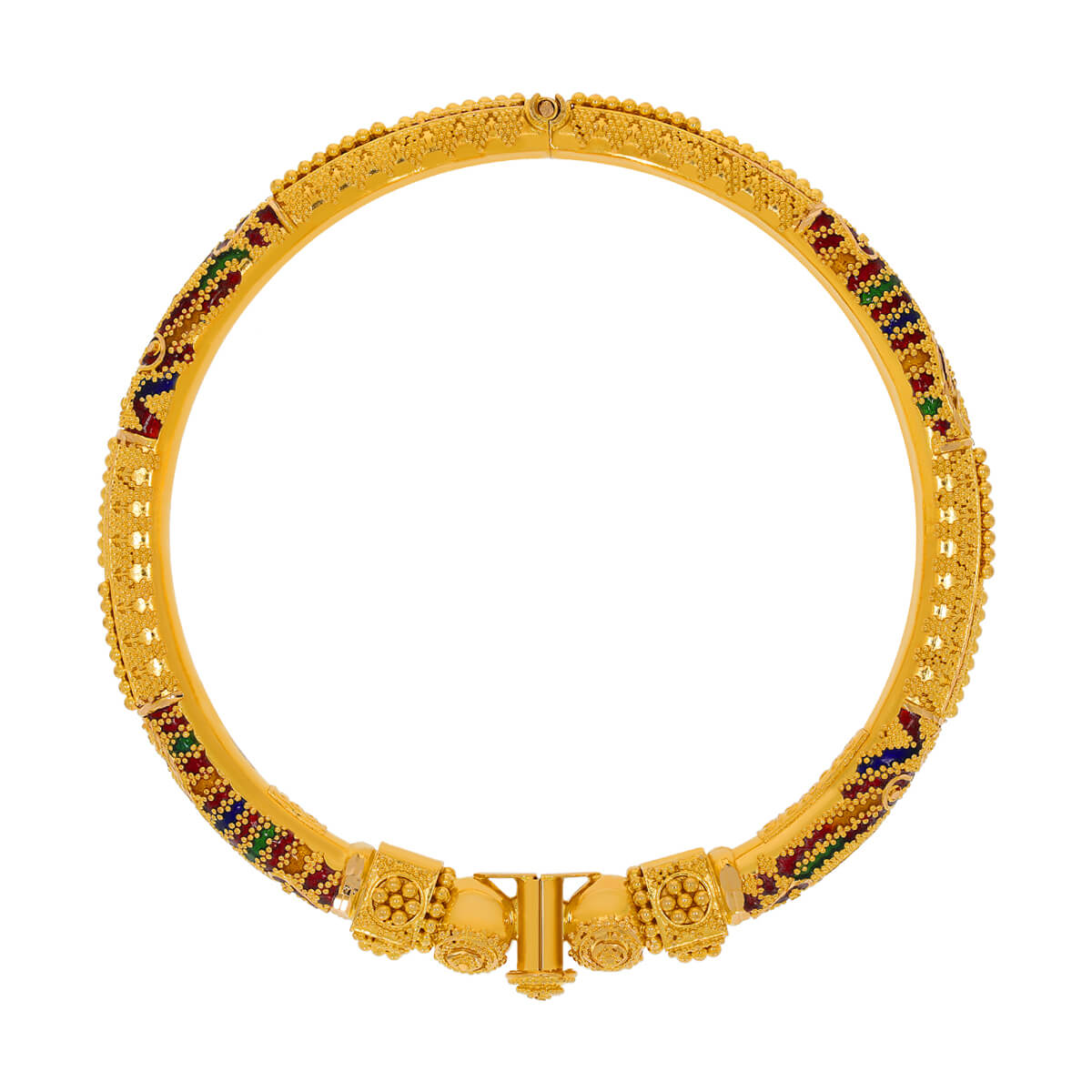 Opulent Grace Gold Bangle