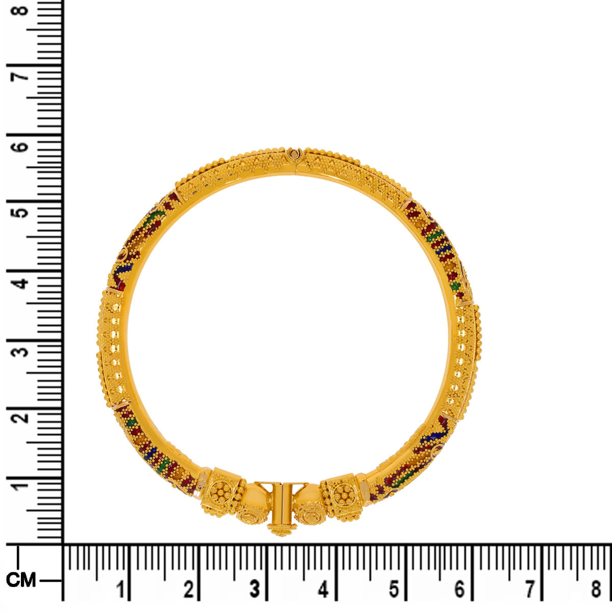 Opulent Grace Gold Bangle