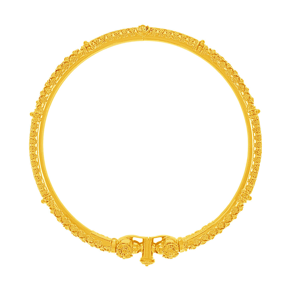 Majestic Glow Gold Bangle