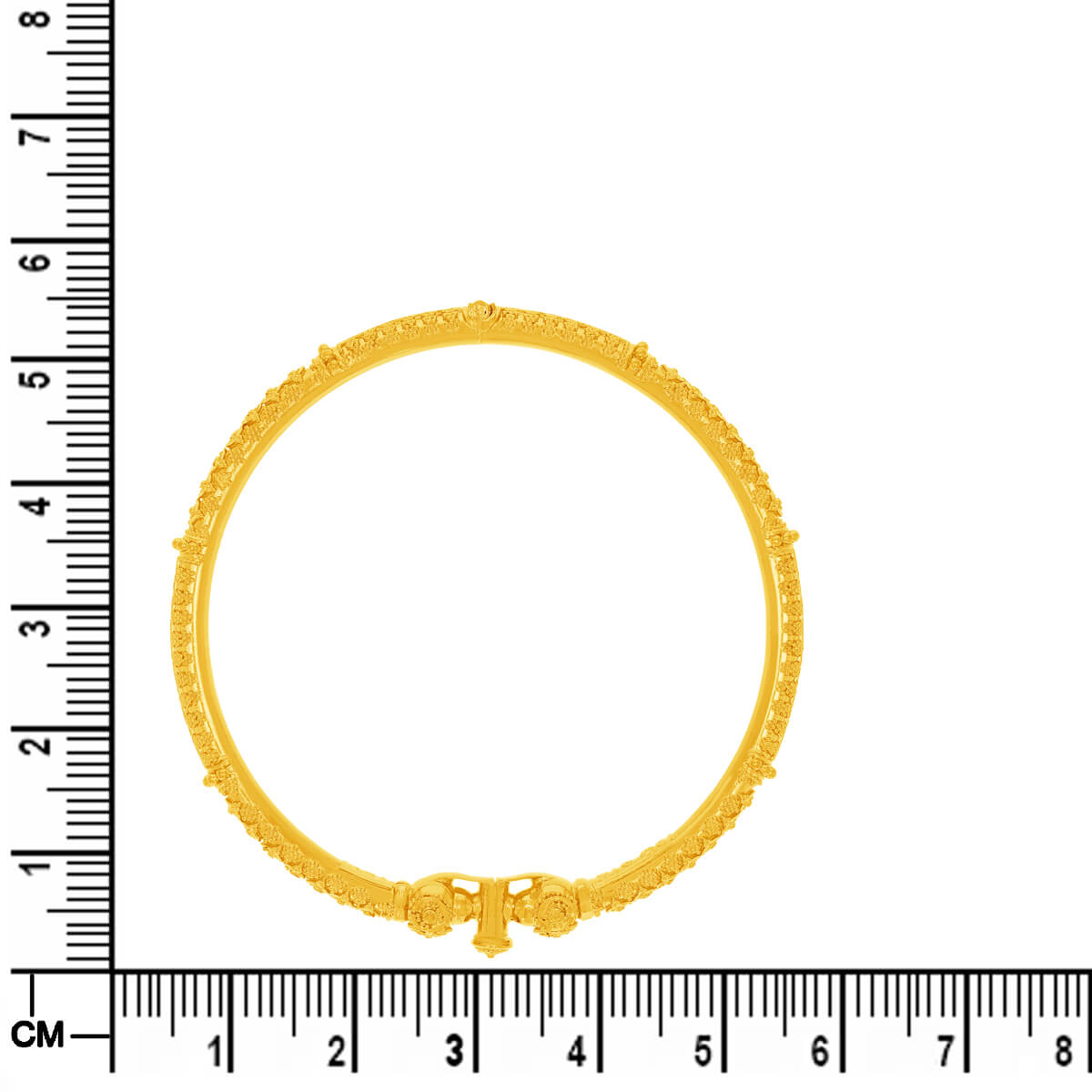 Majestic Glow Gold Bangle