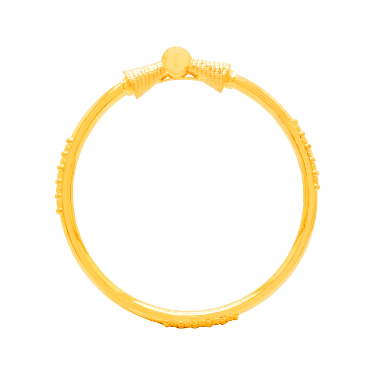 Sophisticated Charm Gold Bangle
