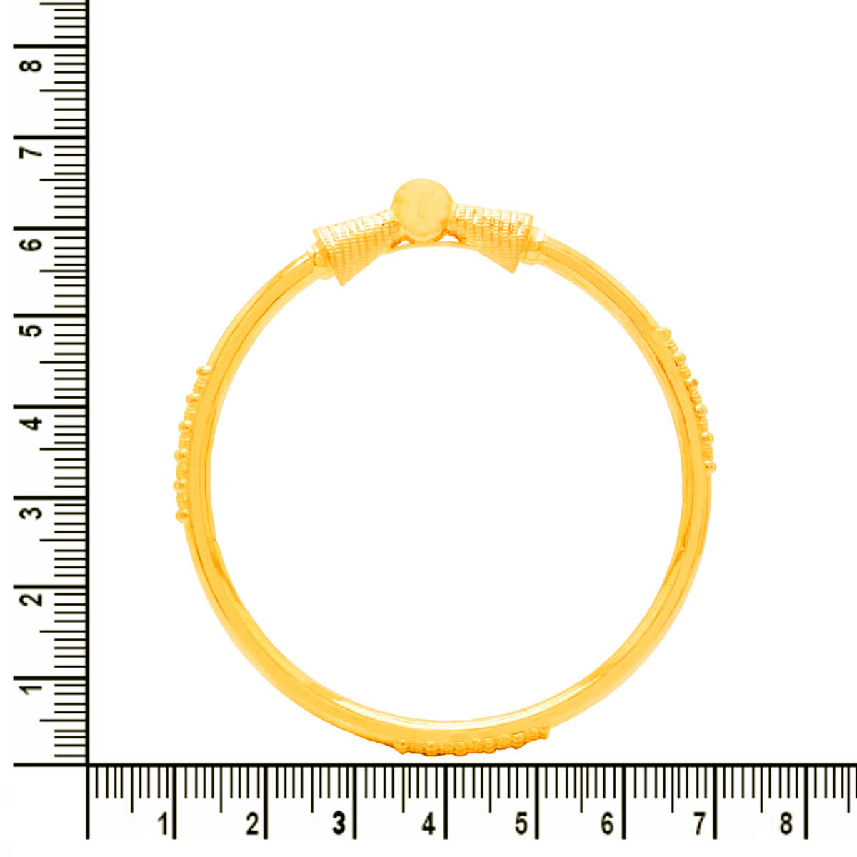 Sophisticated Charm Gold Bangle