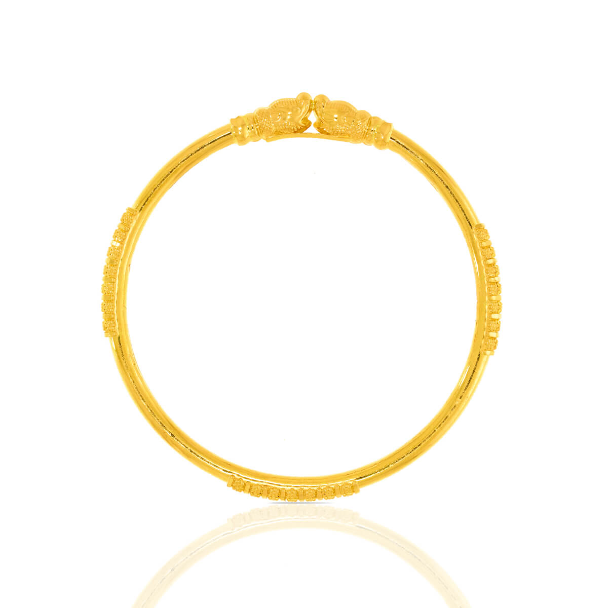 Slender Polished Gold Bangle