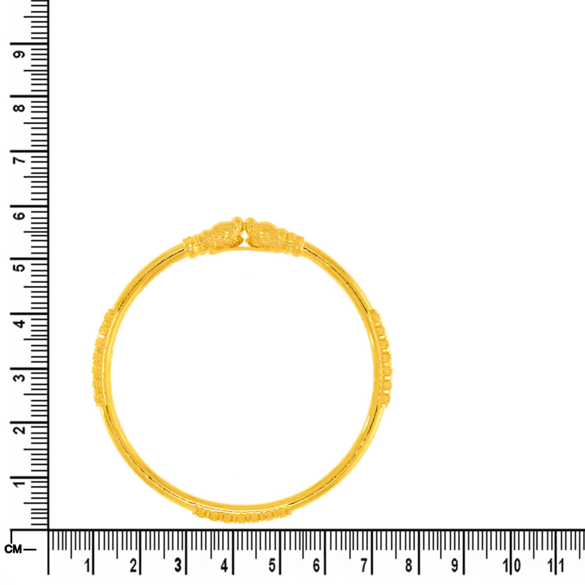 Slender Polished Gold Bangle