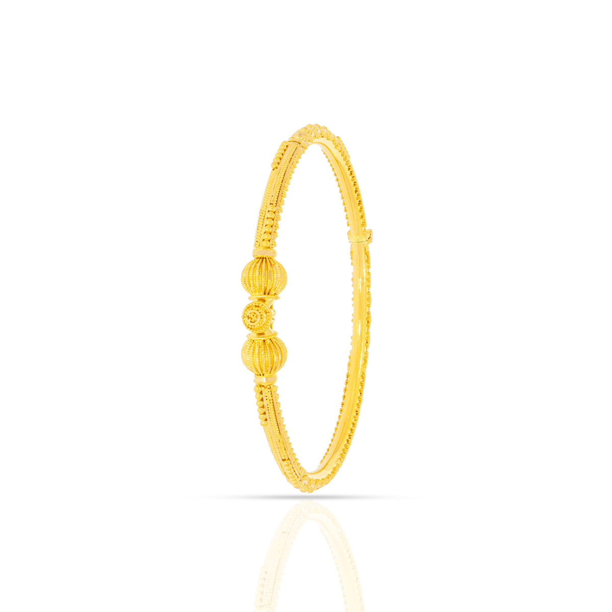 Timeless Brilliance Gold Bangles