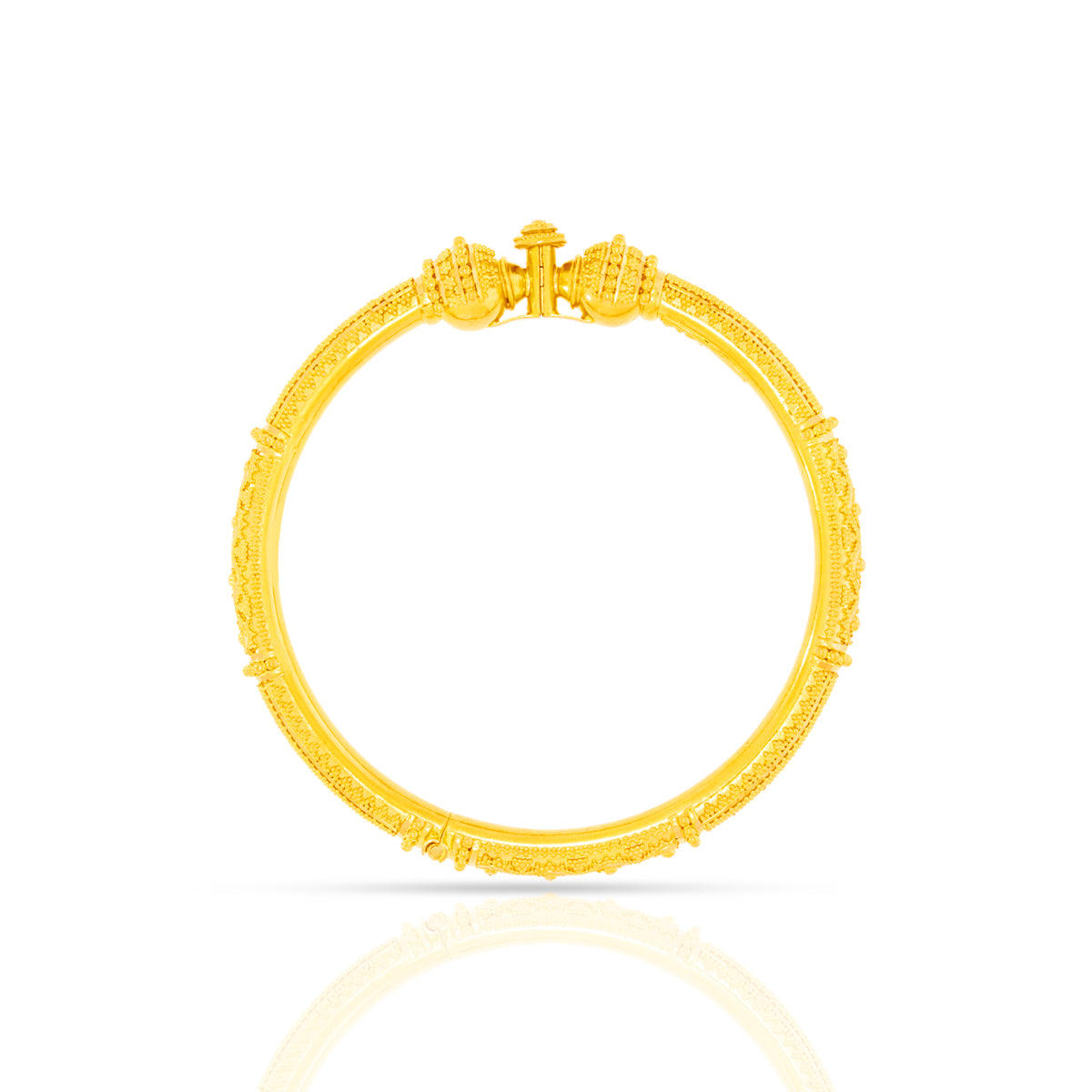 Gold Blossom Bangles